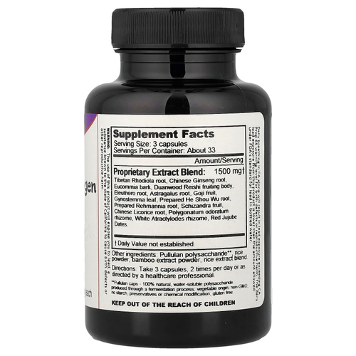 Dragon Herbs, суперадаптоген, 100 вегетарианских капсул