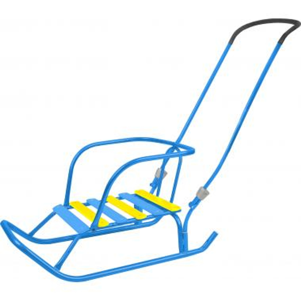 Санки детские Ника Ветерок 6 Голубые