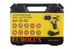 Дрель-шуруповерт Eurolux ДА-20/2Li