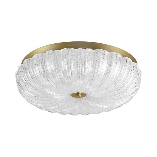 7719/48L PIKO LED SN 027 Светильник металл/стекло/прозрачный/золотой LED 48Вт 3000-6500K D400 IP20 пульт ДУ TESORO