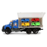 Автовоз ин. 34см + 4машины, ПК 9010-31