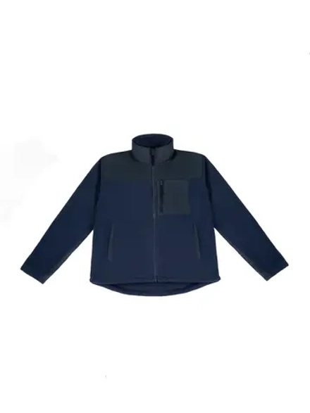 Куртка флисовая синяя