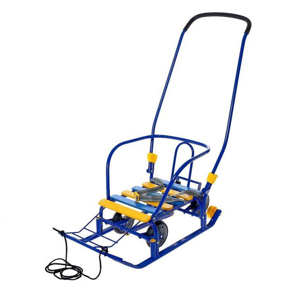 Санки детские «Тимка 3К универсал+» синий (арт. Т3КУ+/С)