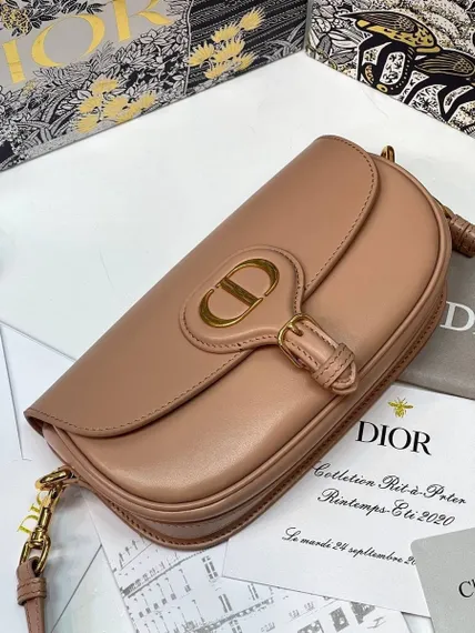 Сумка Dior Bobby East-west розовый