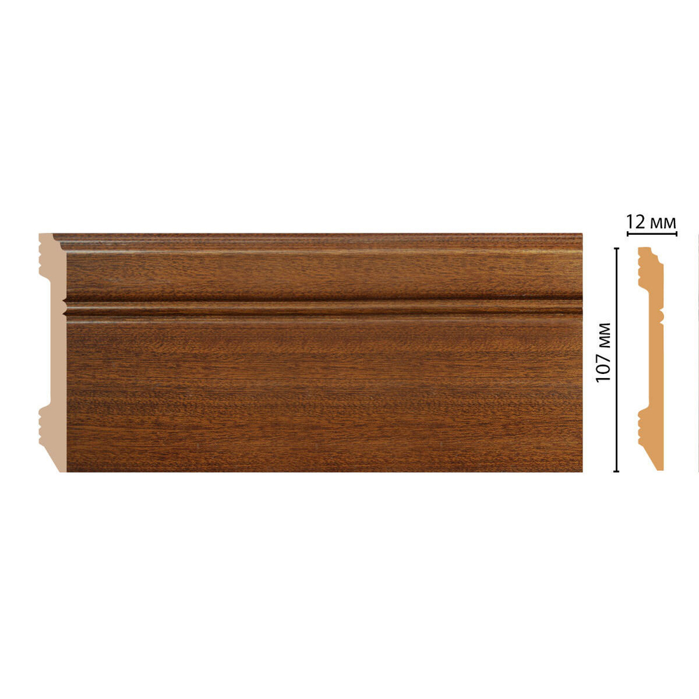 Плинтус Decomaster D105 D105-75 ДМ