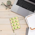 Ежедневник недатированный B6 (127х186 мм), BRAUBERG VISTA, под кожу, твердый, 136 л., "Avocado", 112112