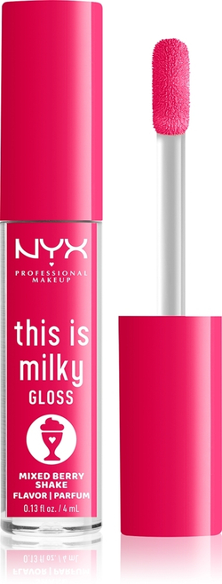 NYX Professional Makeup This is Milky Gloss Milkshakes - Увлажняющий парфюмированный блеск для губ, 4 ml