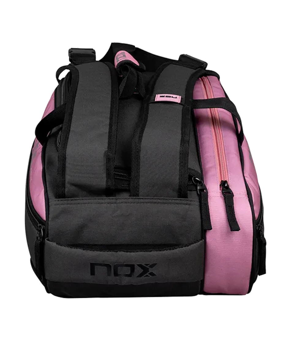 Сумка для падел NOX Street Gris-Rosa 2024 термо-большая-5 ракеток