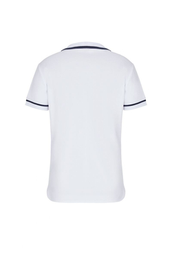 Женское поло EA7 Woman Jersey Polo Shirt - white