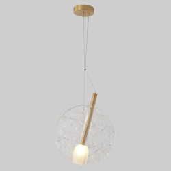 Светильник подвесной Crystal Lux FROZEN SP1 BRASS