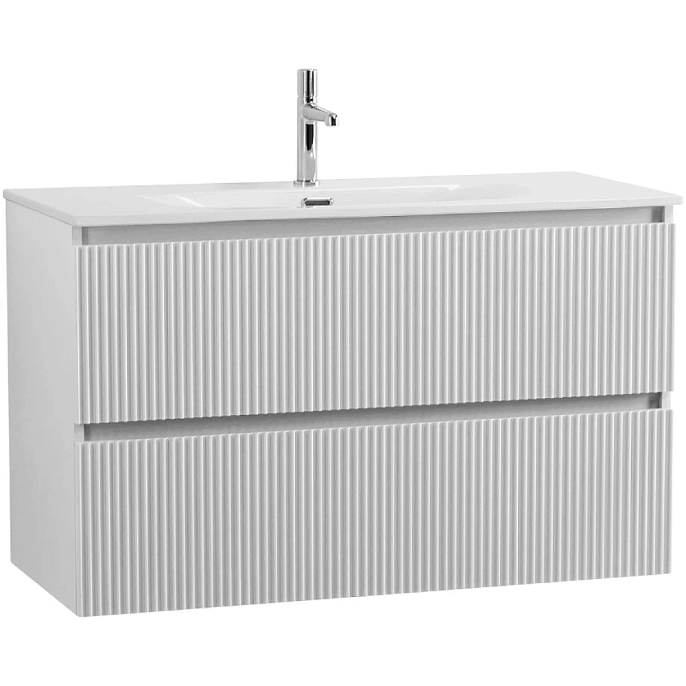 Тумба с раковиной BelBagno UNO-MINI 100 Bianco Opaco