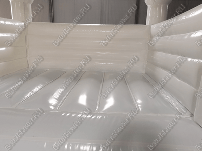 Белоснежный надувной батут - фотозона и реквизит для свадебных торжеств и праздников, 4*3*2,75 м