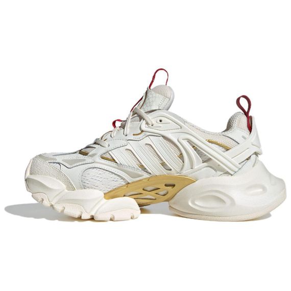 Кроссовки Adidas XLG RUNNER DELUXE Бежевые кроссовки Низкие белые, золотые Унисекс