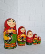 Матрешка "с курочкой" традиция 5мест