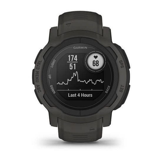 Спортивные прочные часы Garmin Instinct 2, Graphite, 010-02626-00