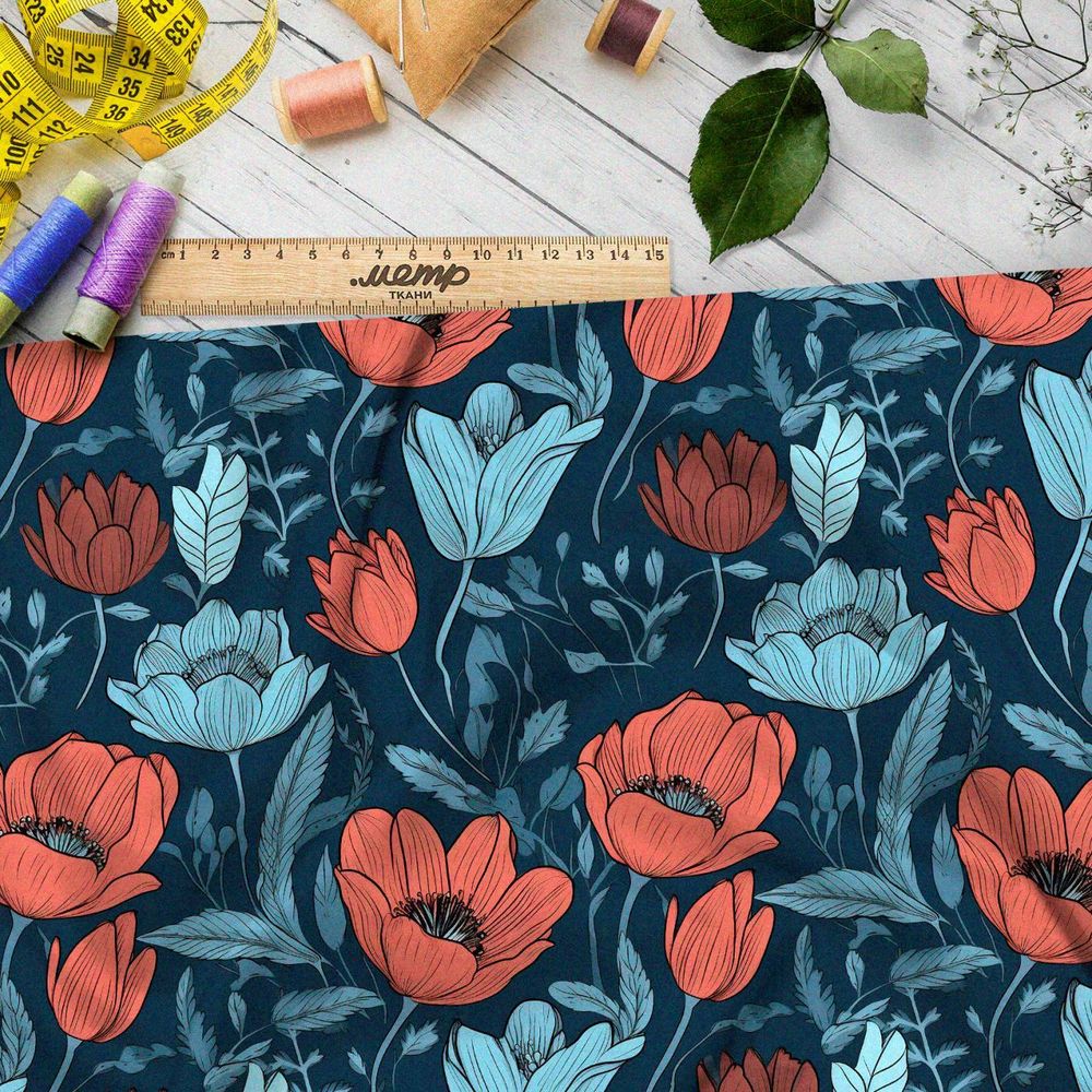 Ткань премиум дюспо чарующие тени