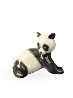 Фарфоровая статуэтка "Панда" ЛФЗ