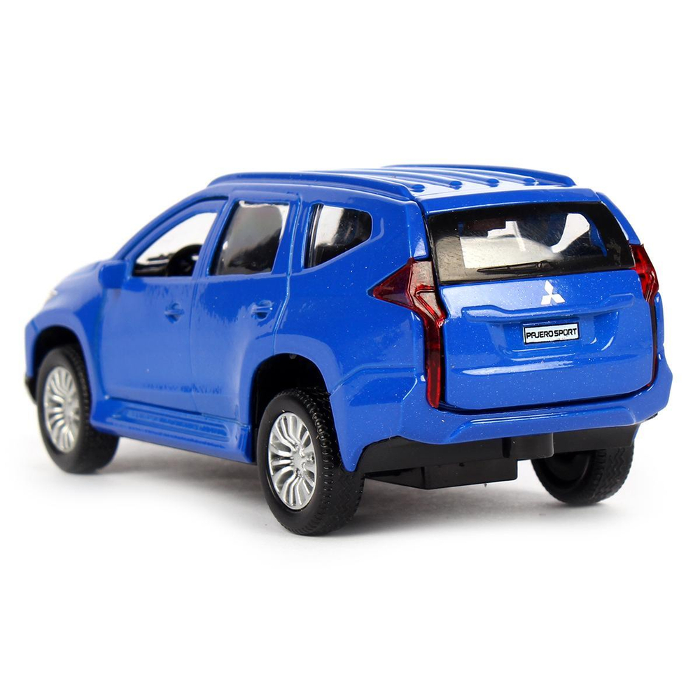 Модель ин. мет. "Mitsubishi Pajero sport" 12см, открыв двери, синий в коробка PAJERO-S-BU (Технопарк)