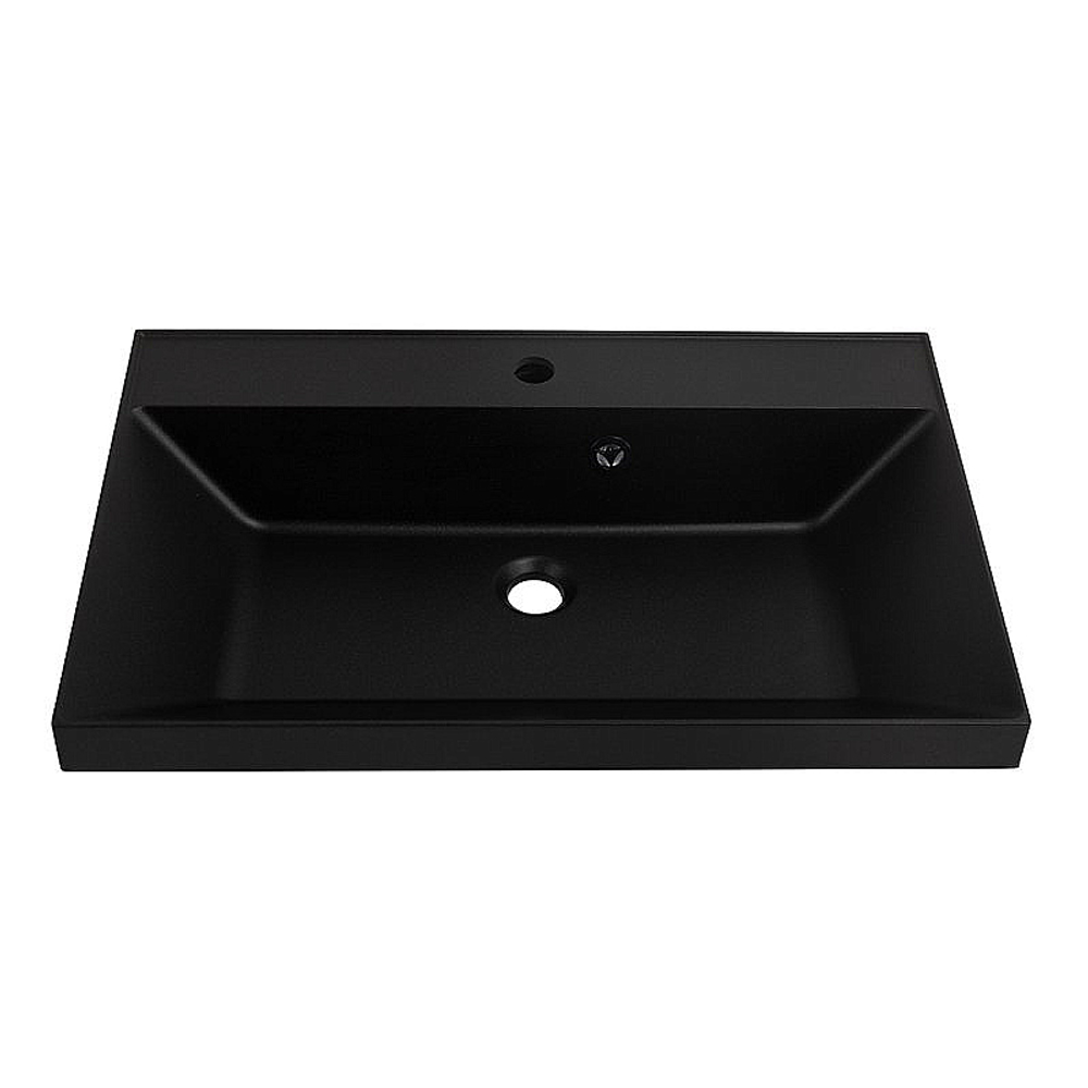 Тумба с раковиной BelBagno 70 MARINO-700-2C-PIA-BL-P+BB700/450-LV-ART-AST-NERO Bianco Lucido