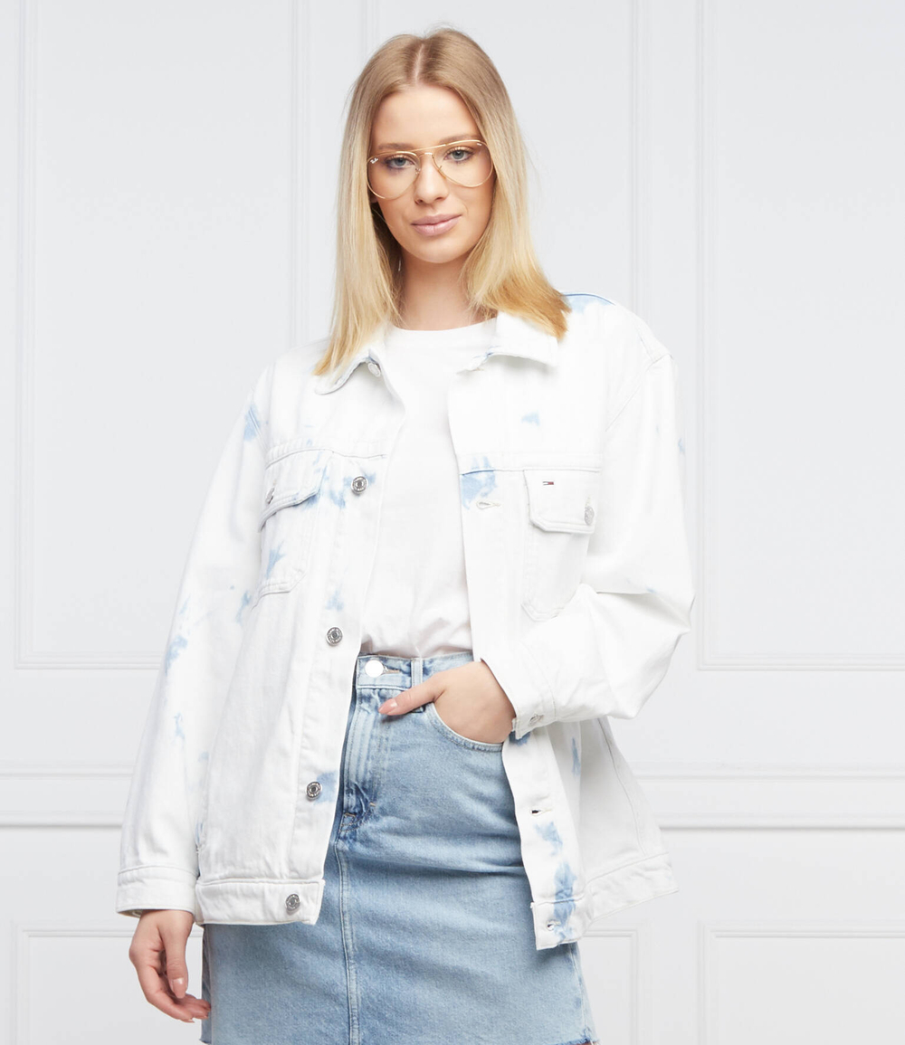 джинсовая куртка Tommy Jeans - голубой(DW0DW12415)