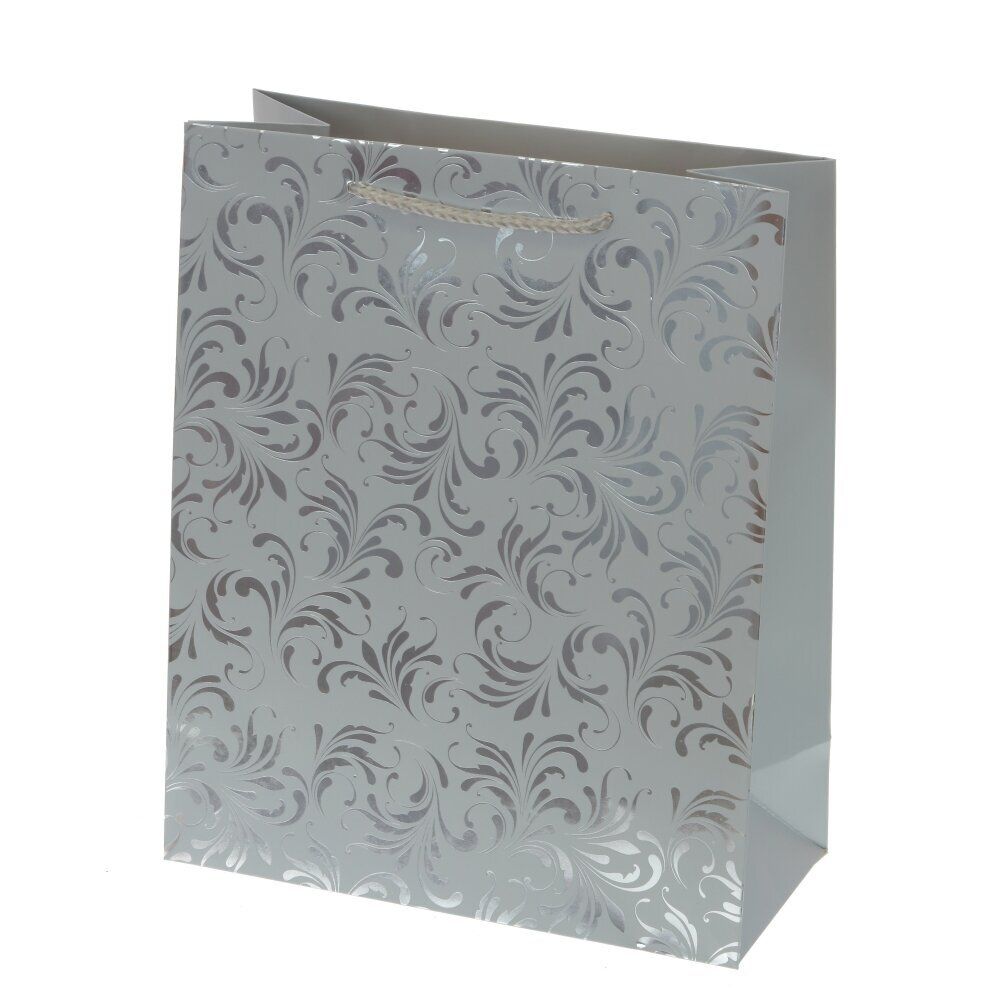 GAEM Пакет подарочный M (бумага 210г/м2, блок 12шт), L26 W12 H32 см, 4в.