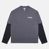  Лонгслив Dickies Payson 2-in-1 Let T-shirt артикул:DK0A88JFBLK1 - купить в магазине Дайс