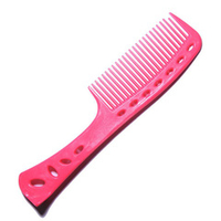 Розовый гребень 225мм для окрашивания волос и нанесения средств по уходу за волосами Y.S. Park YS-601 Pink