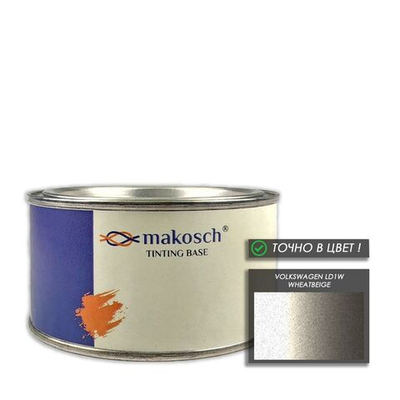 Автоэмаль makosch/VOLKSWAGEN LD1W, Базовая эмаль, бежевый, перламутр, 200мл.