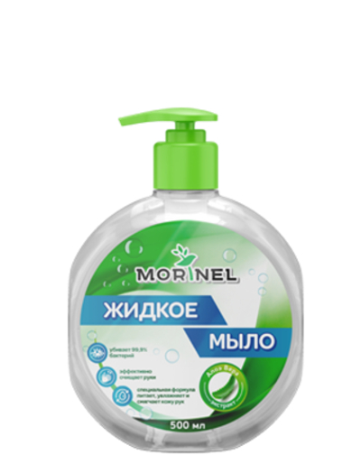 Жидкое мыло для рук Morinel, 500 мл, алое вера