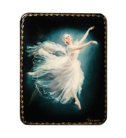 ШК-19/ 8-D Шкатулка в технике декупаж «Балет» (10х8х3,5)
