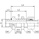 Штуцер FDE DS16 BSP 1/2 (в сборе, B4)