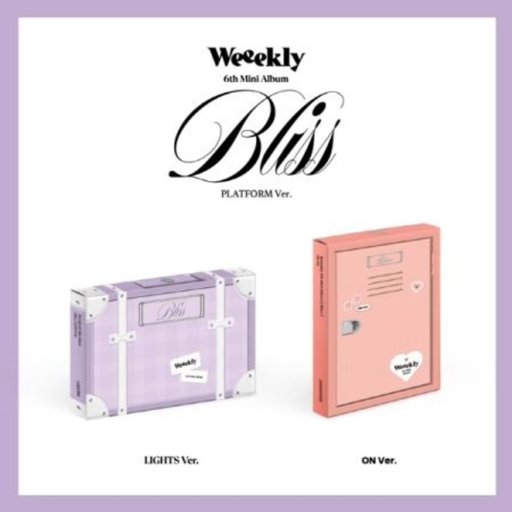 Альбом WEEEKLY - Bliss 6th Mini Album PLATFORM 2 Version SET