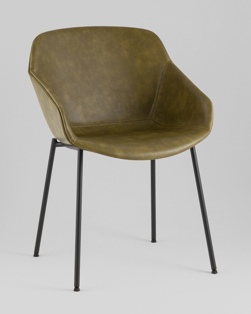 Стул Ashby экокожа зелёный