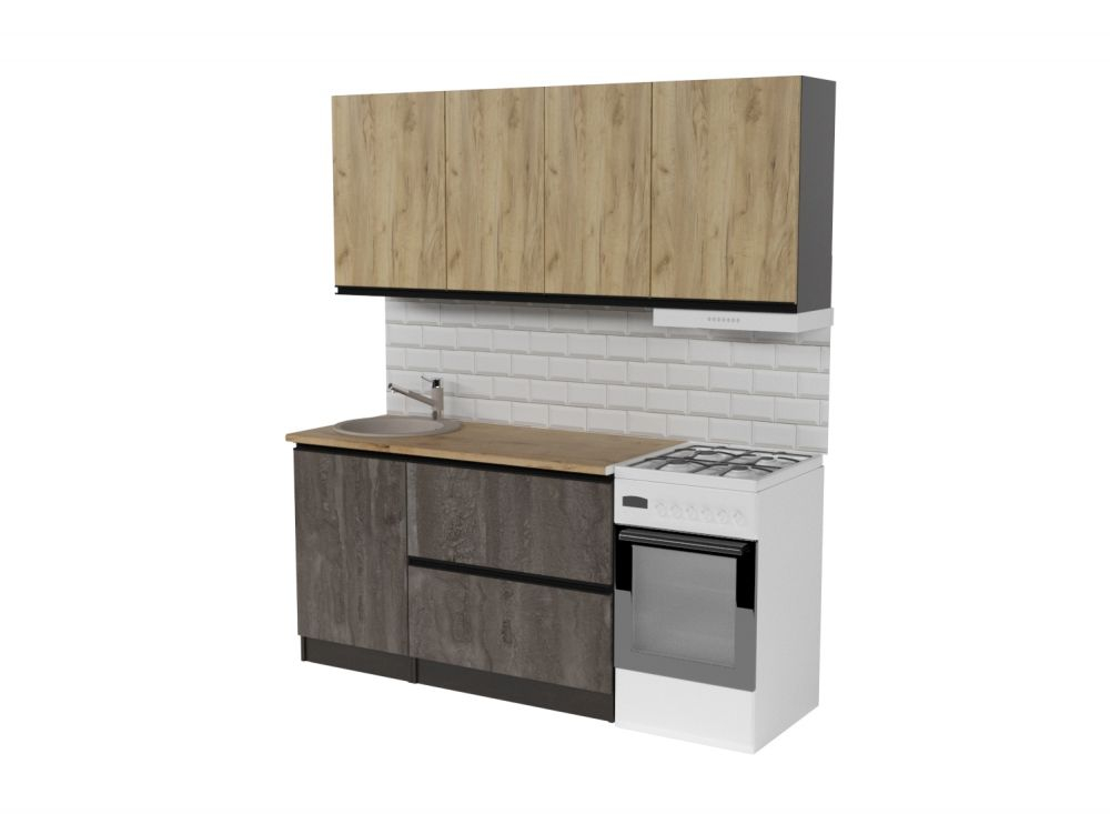 Кухонный гарнитур Адажио макси 1800 мм
