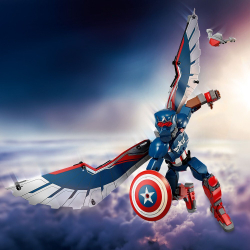 LEGO Marvel Super Heroes / Новая фигурка Капитана Америки/ 76296