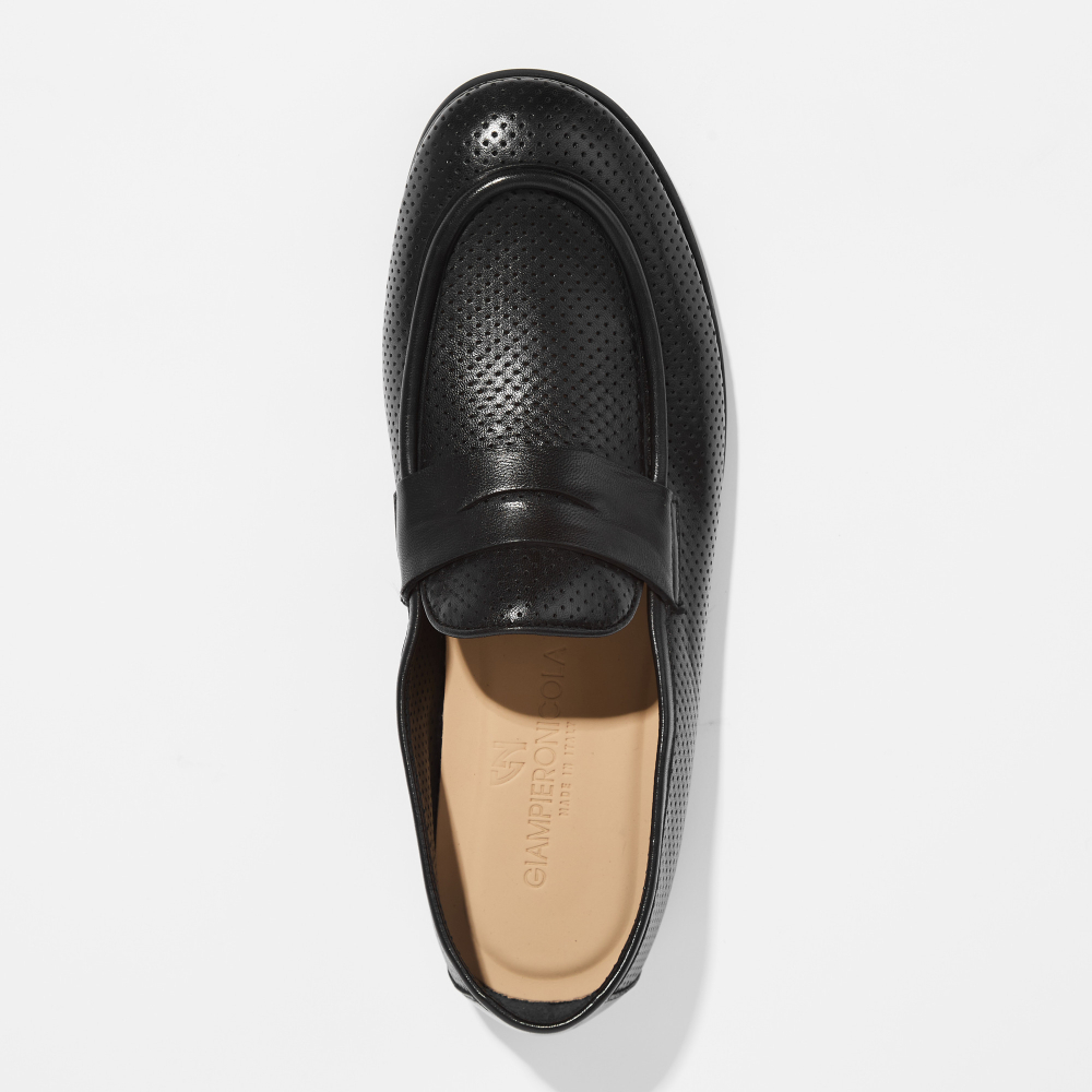 Кожаные туфли Giampieronicola 45409A черные