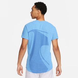 Мужское теннисное поло Nike Dri-Fit Advantage RAFA MNK T-Shirt Men - Light Blue