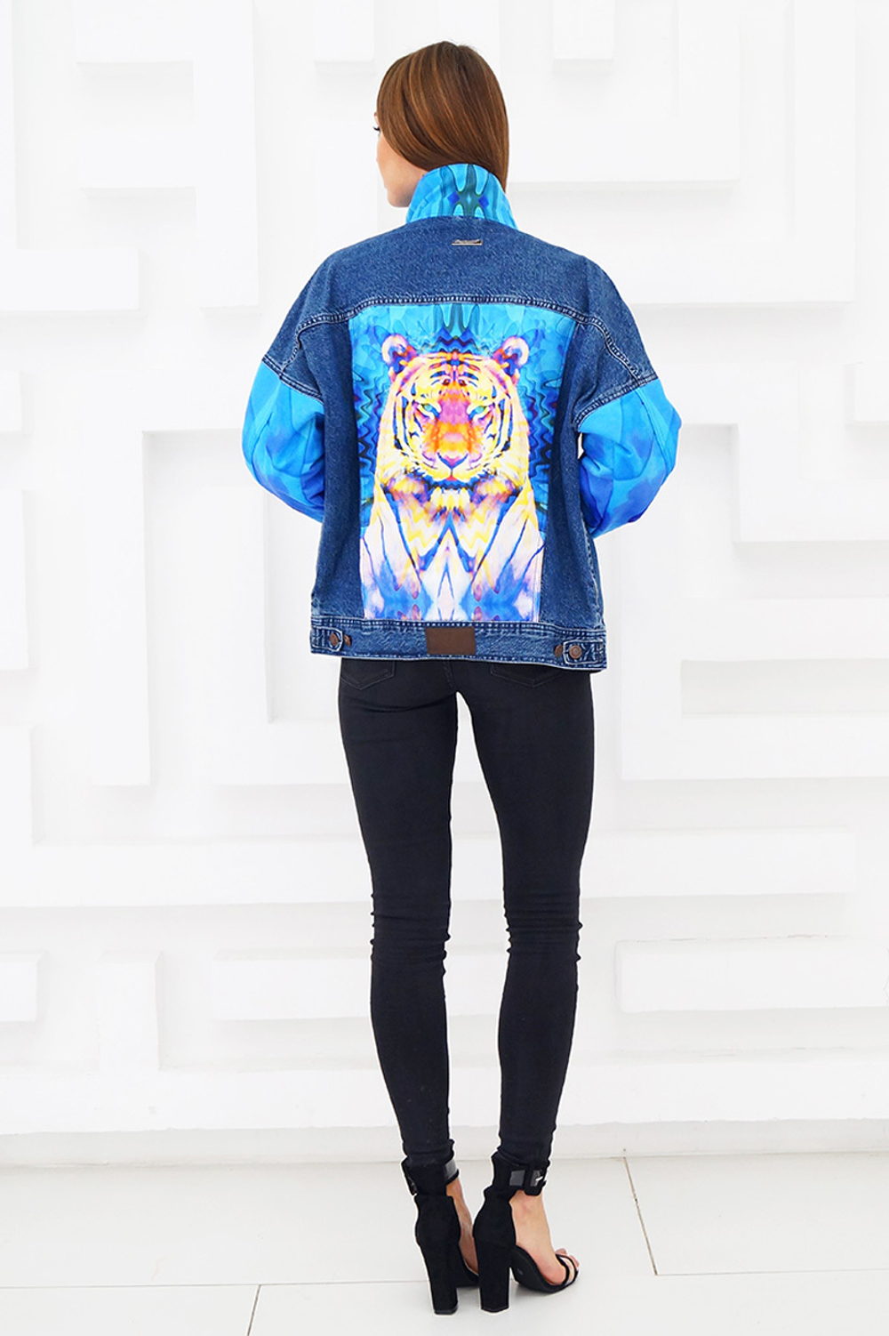 LIGVIANNI Джинсовая куртка Denim Jacket Tiger