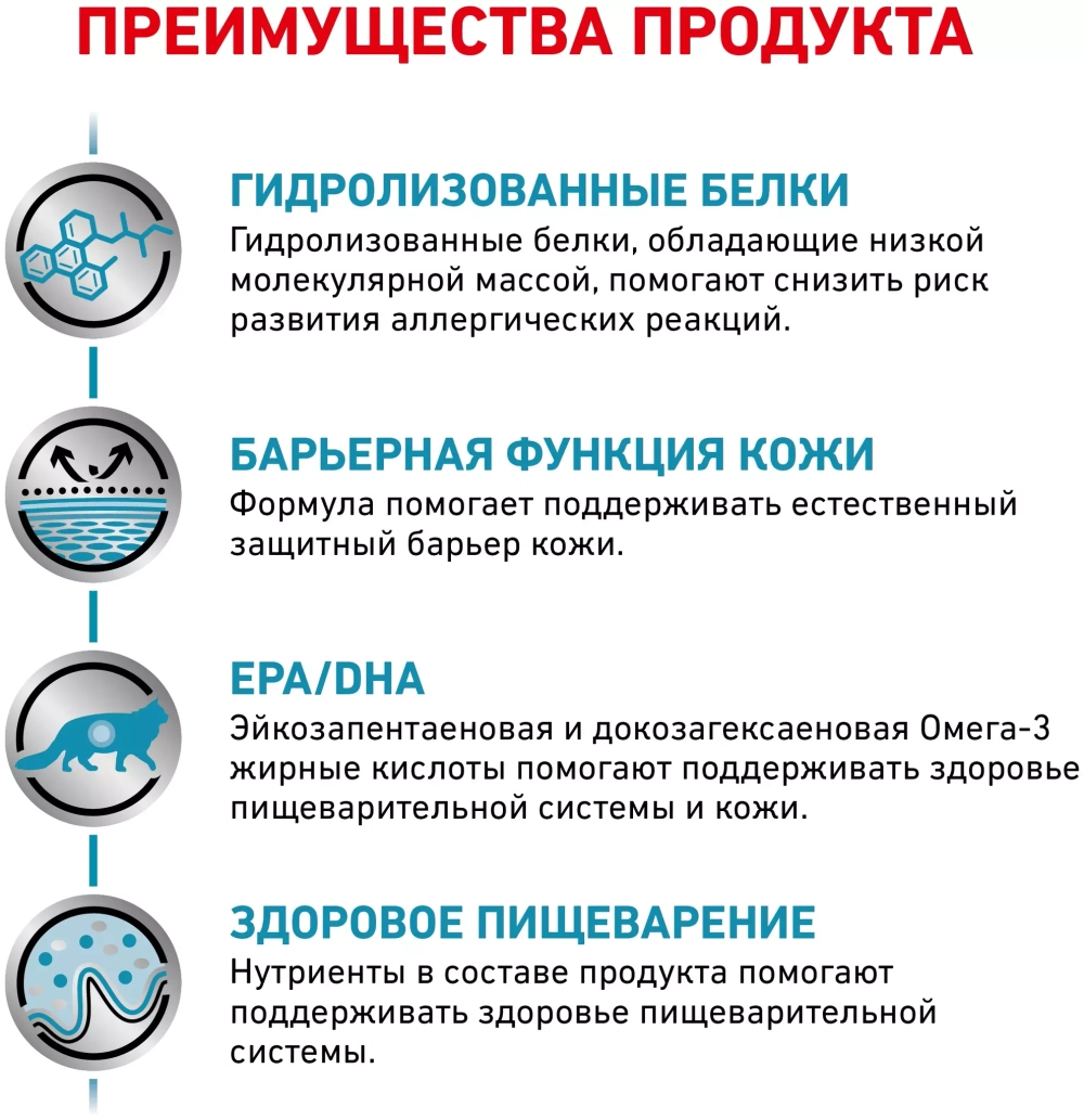 Royal Canin Hypoallergenic Сухой корм для кошек гипоаллергенный, 2.5 кг