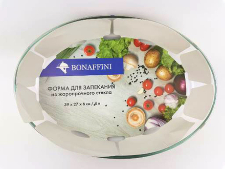 ФОРМА ДЛЯ ЗАПЕКАНИЯ 26 х 18,2 х6 см / 1,3 л.ТМ "Bonaffini"