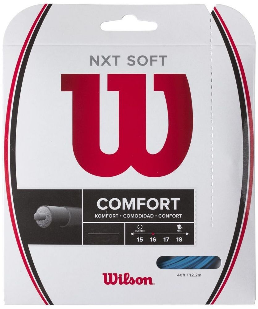 Струны теннисные Wilson NXT Soft (12 m) - blue