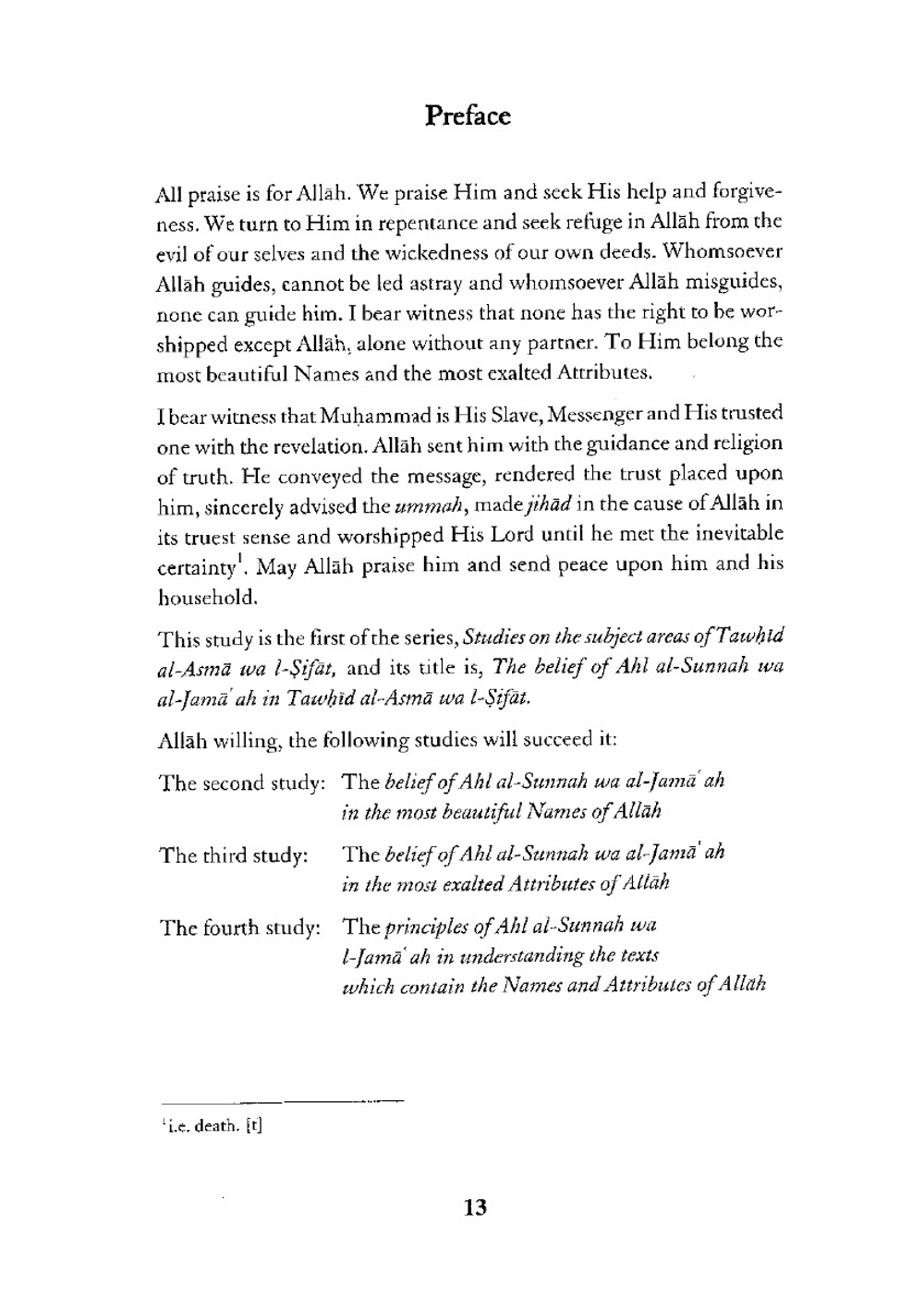 Tawheed books | M. Wahhab