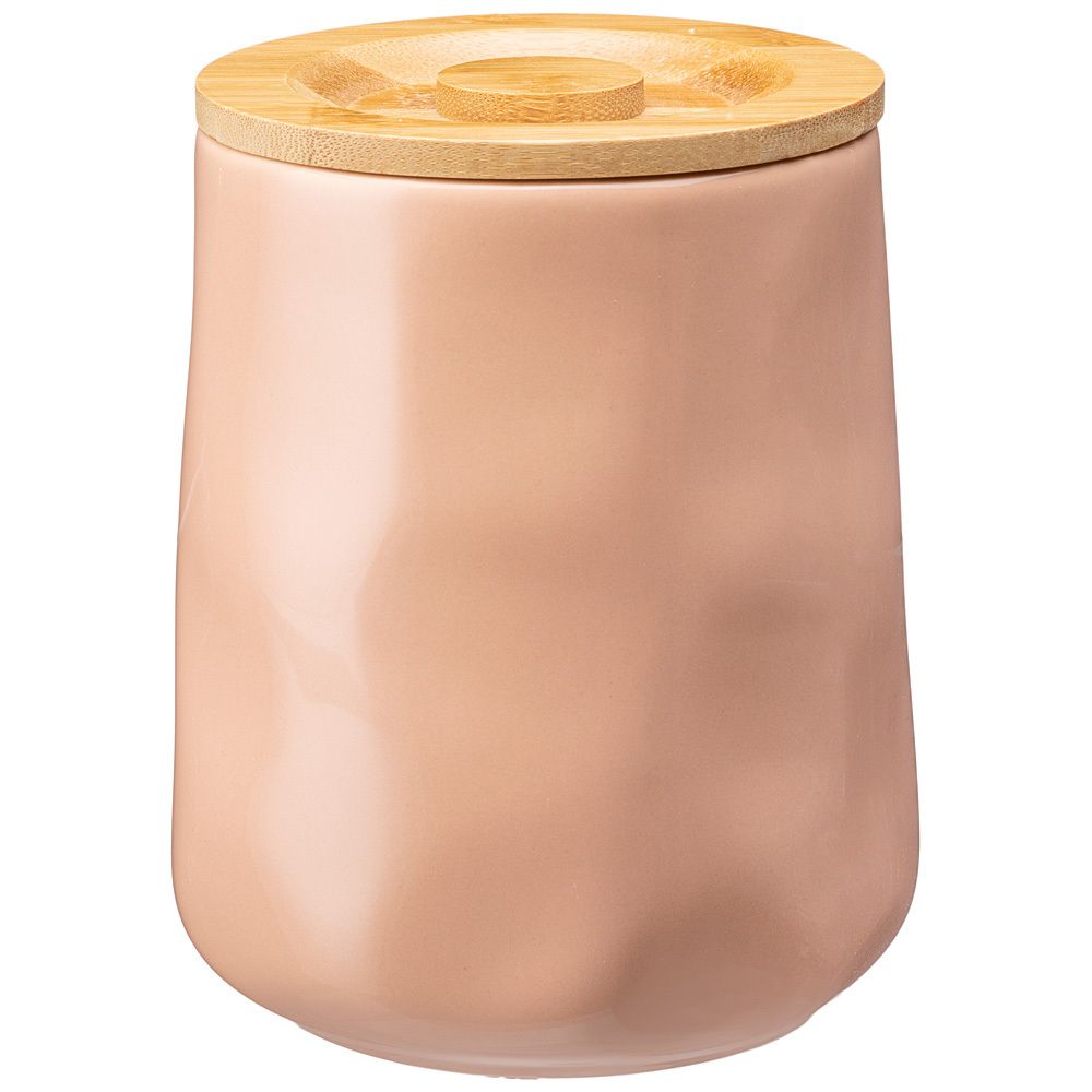 БАНКА ДЛЯ СЫПУЧИХ BRONCO "MEADOW" 15*12 СМ 1400 МЛ ПУДРОВАЯ (КОР=8ШТ.)