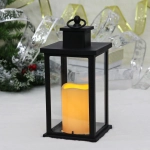 Сувенир с подсветкой «Волшебная свеча» 13*13*29 см (работает от 3*ААА), Черный