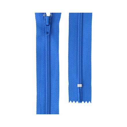 Молния  н/р брючная "Gamma", 20 см, замок-автомат, №207 васильков.