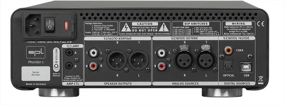 Усилитель для наушников SPL Phonitor X DAC768xs (Черный)