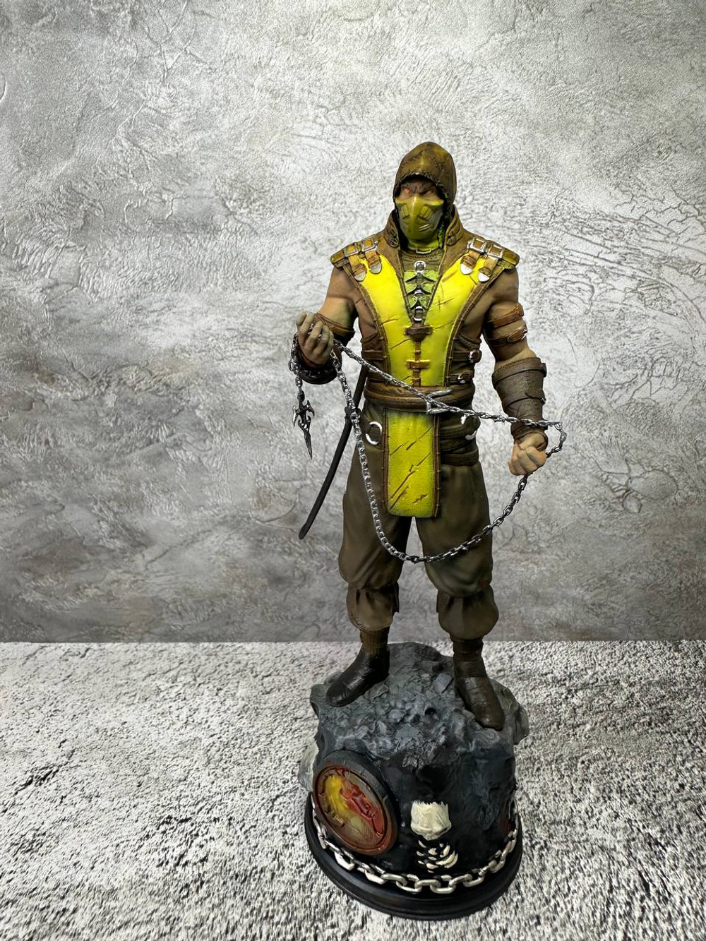 Scorpion Mortal Kombat Скорпион фигурка (окрашена)
