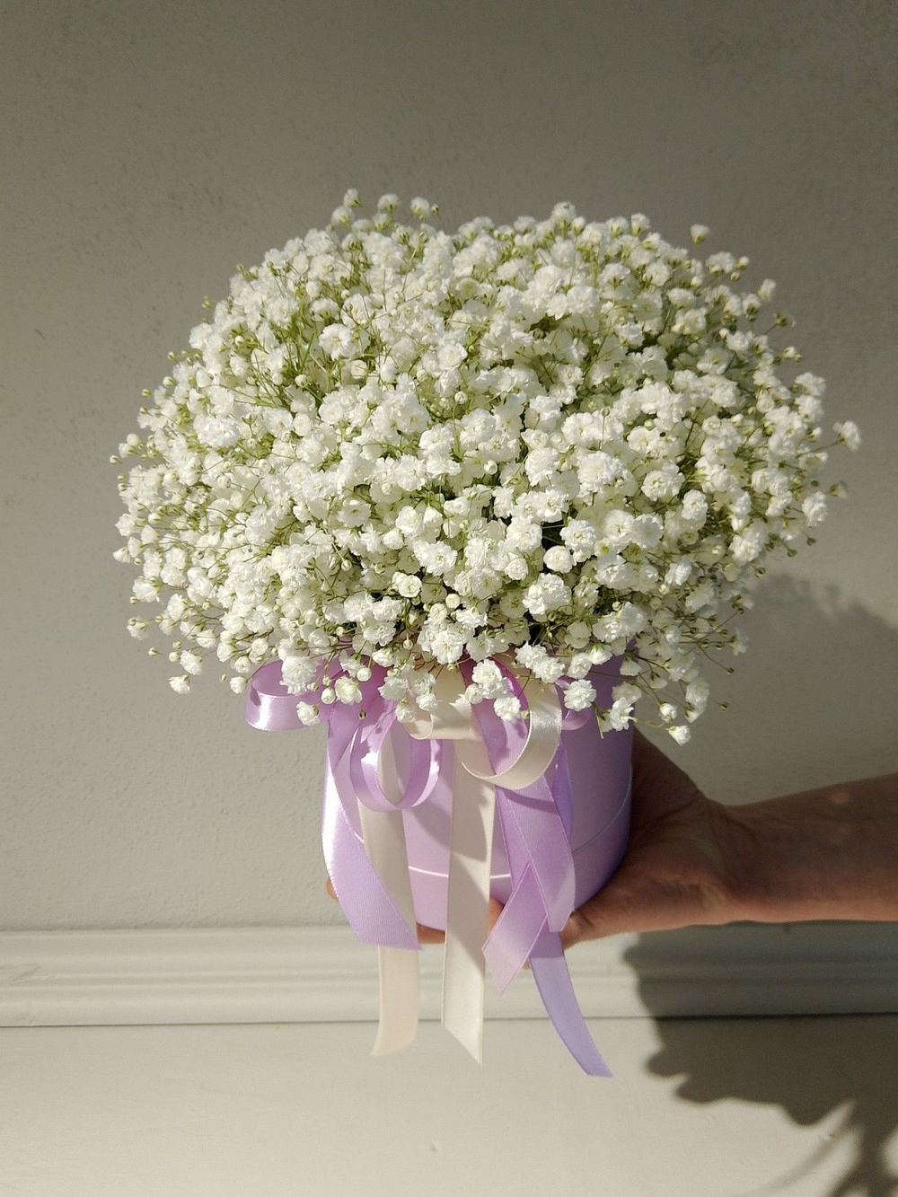 Трендовая гипсофила в разноцветной гамме (КМ0001)