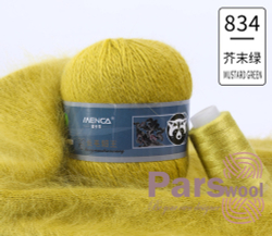 Пряжа Mink Wool (пух норки с синей этикеткой), 50г, 350м, 90%пух норки,10%полиамид (цена за 1 шт)