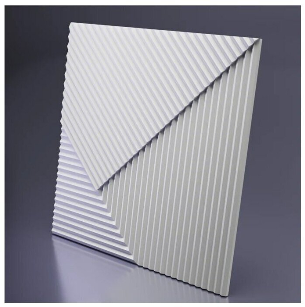 Стеновые 3D панели из наногипса в ламинации 60х60см